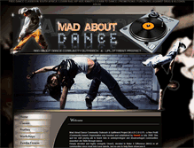 Tablet Screenshot of mad-about-dance.org.za